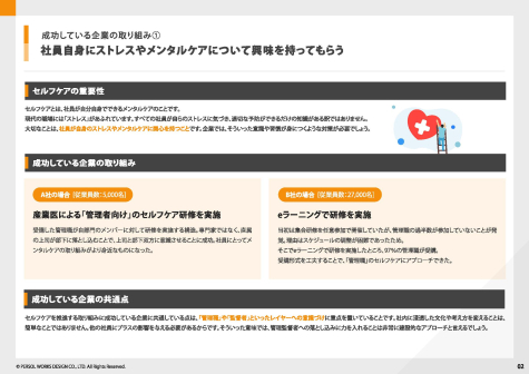メンタルケアの取り組みと成功に導く4つのポイント
