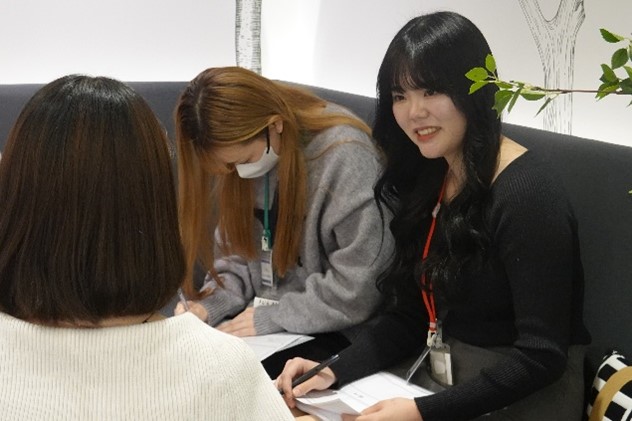 実践女子大学の学生が会社見学・OG訪問で来訪されました2